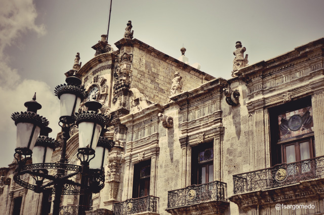 Reloj del palacio de gobierno de Guadalajara